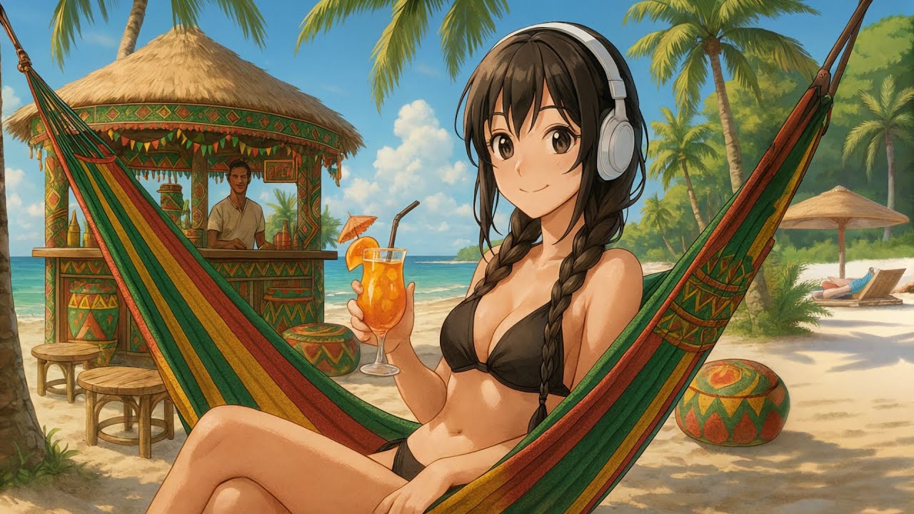 Lofi Reggae Chill Beats with Ombeline in Jamaica 🌴🎵