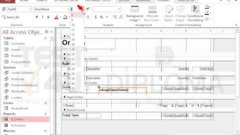 Insert one more text box in the CustomersCode footer section of the R_Orders report to display...