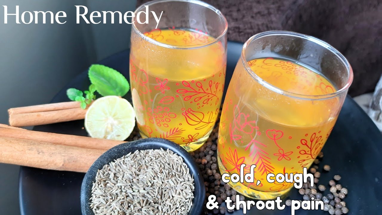 జలుబు దగ్గు పోగొట్టె కషాయం//Home remedy for cold & cough/Cold cough