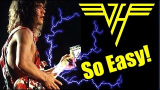 EASY Van Halen "Harmonics" Trick! (Palm or Rolling Harmonics!)
