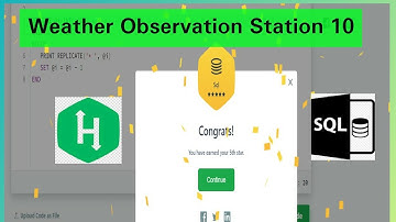 HackerRank Practice Sql 15 | Weather Observation Station 10 | SQL Gold Badge