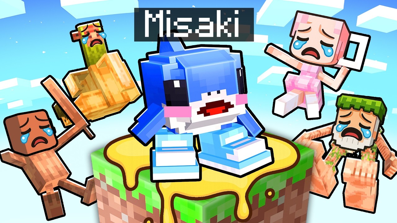 ATRAPADO en ONEBLOCK de BRAINROTS BEBES en Minecraft!🤣😨