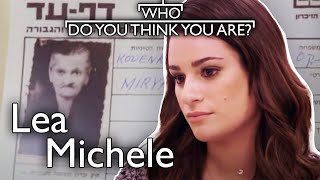 Lea Michele meets her cousin and learns about her family's history during the Holocaust