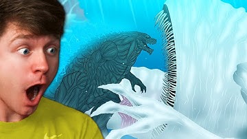 Reacting to MEGA SEA EATER vs GODZILLA EARTH!