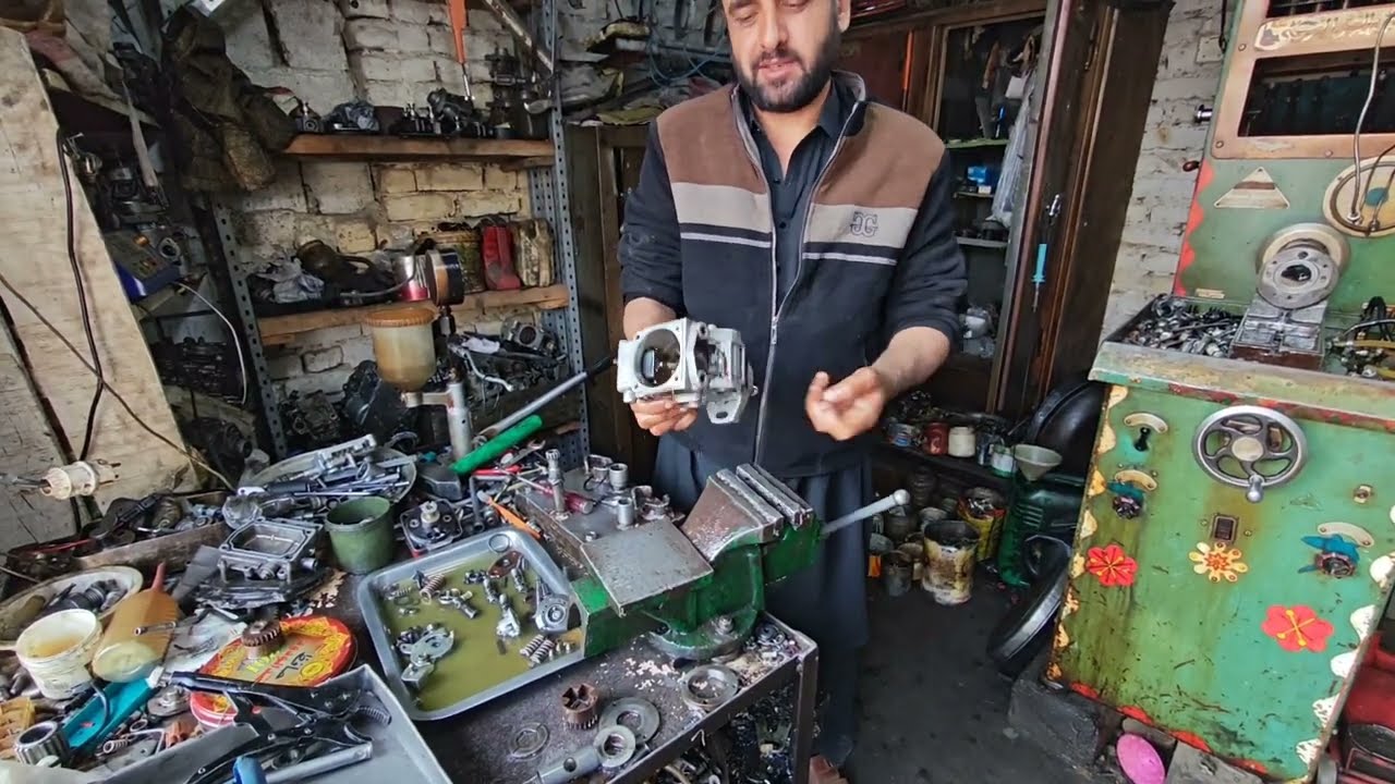 Hilux dausan diesel pump repair 