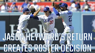 Jason Heyward returning to Dodgers creates tough roster decision between Chris Taylor & James Outman