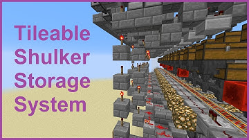 Minecraft 1.21+ & 1.11 || Tileable Queryable Shulker Box Storage