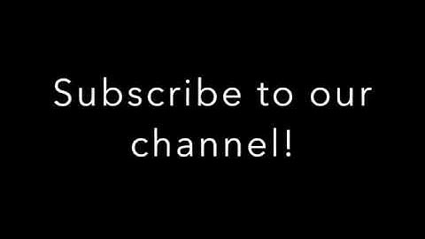 Subscribe to our channel!