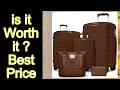 Review LARVENDER Luggage Sets 5 Piece with Duffel Bag Expandable Only 28 inc!! Important Information