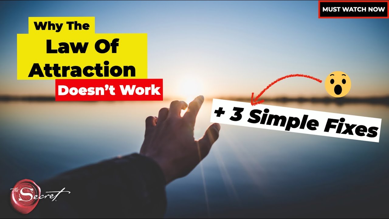 3 Ways To Make The Law Of Attraction Work For You | Quick Fix - YouTube