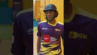 Vas, Icm Mentorship Programme Player, In Action With The Bat Focus, Intensity.