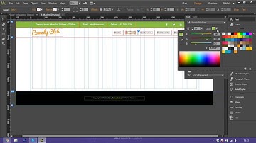 How to Customize Menu, Logo, Footer, and Social Icon in Adobe Muse CC