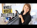 Whole house declutter  clean with me