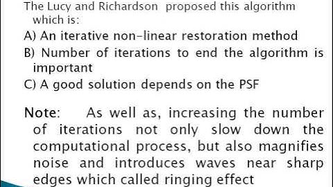 Wiener Filter and Richardson Lucy Using SSIM