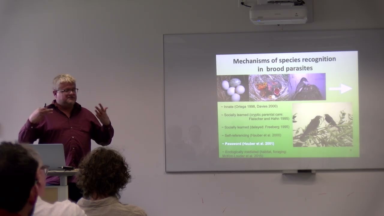RuCCS - Dr. Mark Hauber - In Person Talk - Tuesday, March 31, 2026