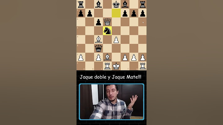 Jaque Doble y Jaque Mate!!
