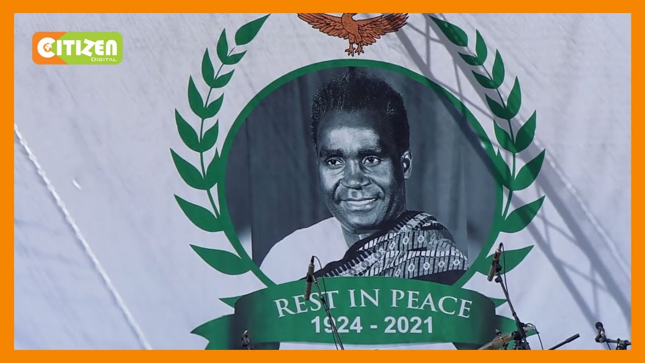 President Kenyatta attends state funeral of former Zambia president Kenneth Kaunda