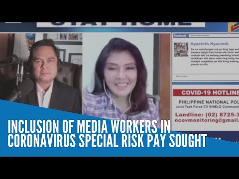 Inclusion of media workers in coronavirus special risk pay sought