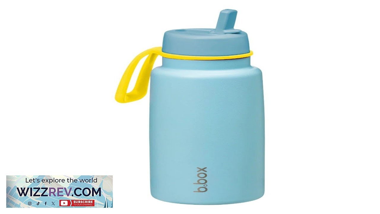B.Box 1L Insulated Flip Top Drink Bottle Pool Side Review