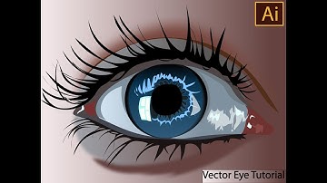 How to Draw Vector Eye| Eye Illustration| Adobe Illustrator