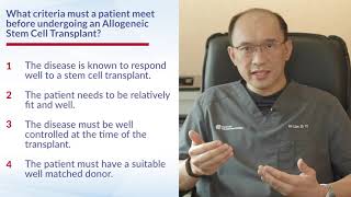 Finding a Suitable Donor for An Allogeneic Stem Cell Transplant