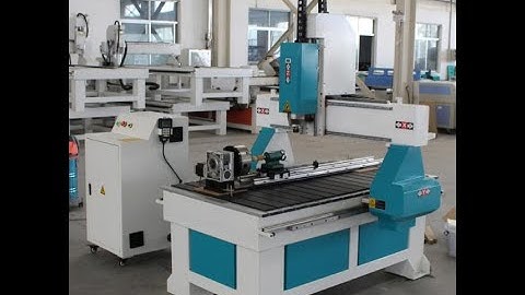 Small  4 Axis Woodworking CNC Router Carving Machine 900*1200mm