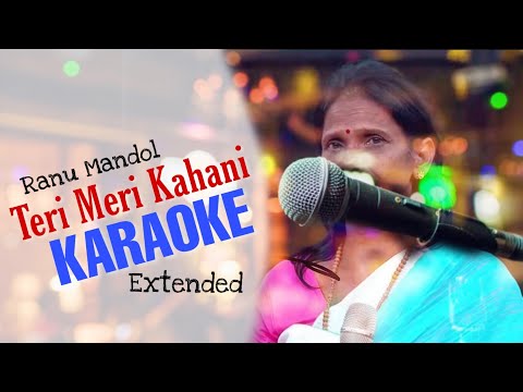 teri-meri-kahani-(ranu-mandol)---karaoke-with-lyrics-||-extended-version-||-himesh-reshamiya