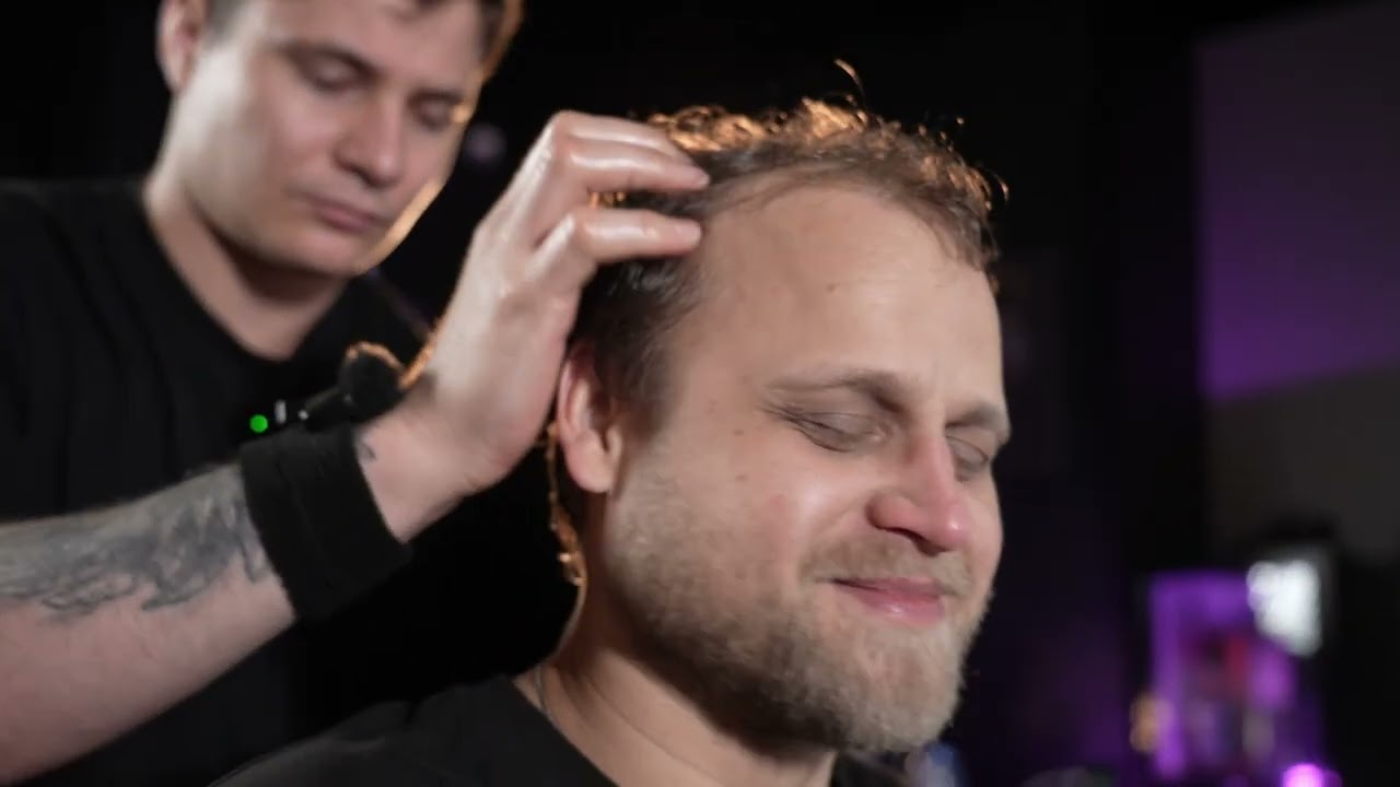 Массаж головы и лица АСМР — расслабление, мурашки, снятие стресса 💆‍♂️✨