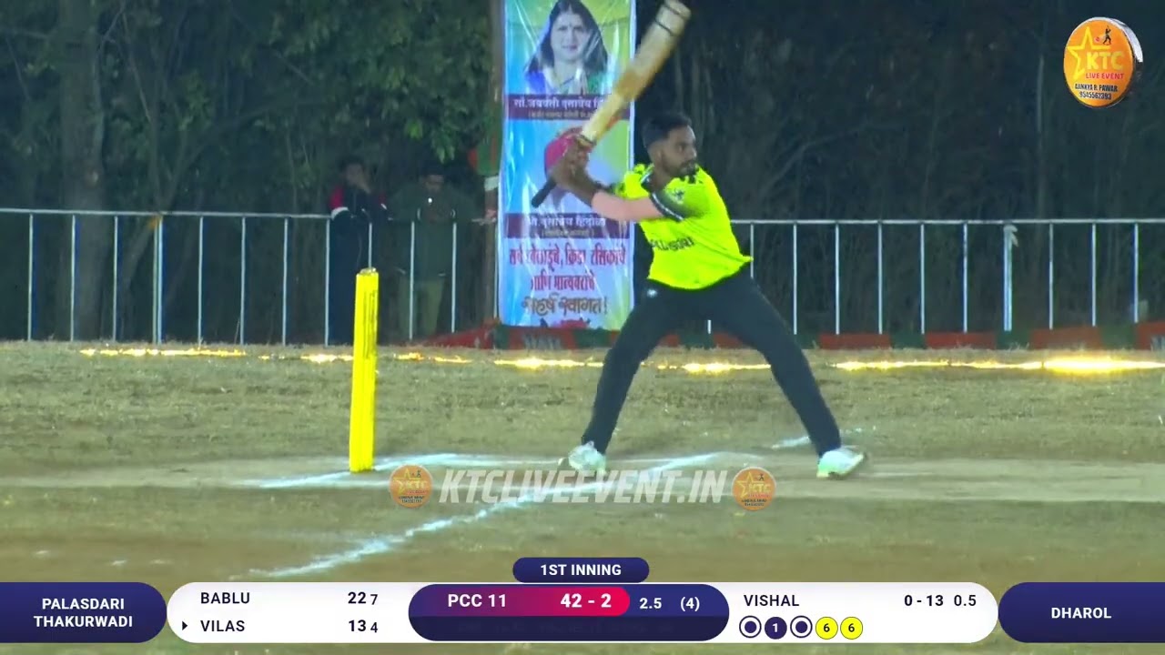 PALASDARI THAKURWADI VS DAROL || शिवसेना व भारतीय जनता पार्टी चषक २०२६ भक्ताचीवाडी ।। पर्व १ ले ।। त