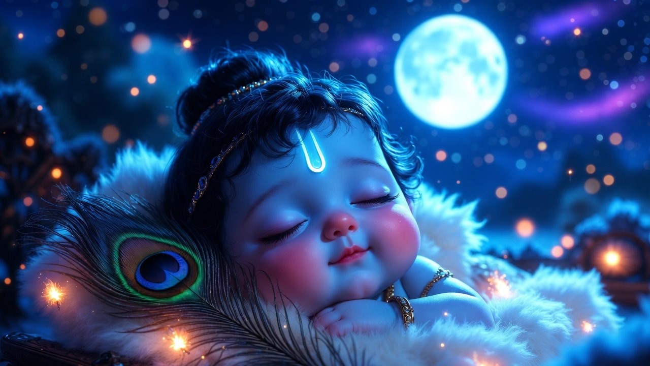 Krishna Manmohana | Shri Krishna Bhajan for Kids Sleep | Calm Baby Sleep Music