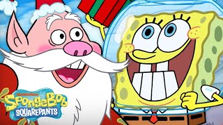 SpongeBob Delivers a Gift to Santa! 🎅 | 
