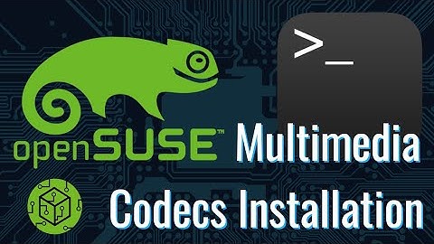 openSUSE Multimedia Codec Installation