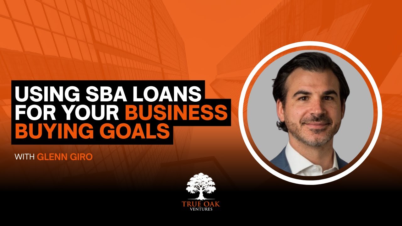 Glenn Giro interviewed by Colin Andrews Egbert On Using SBA Loans For Your Business Buying Goals