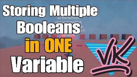Saving Multiple Booleans in ONE Variable | Dreams Tutorial