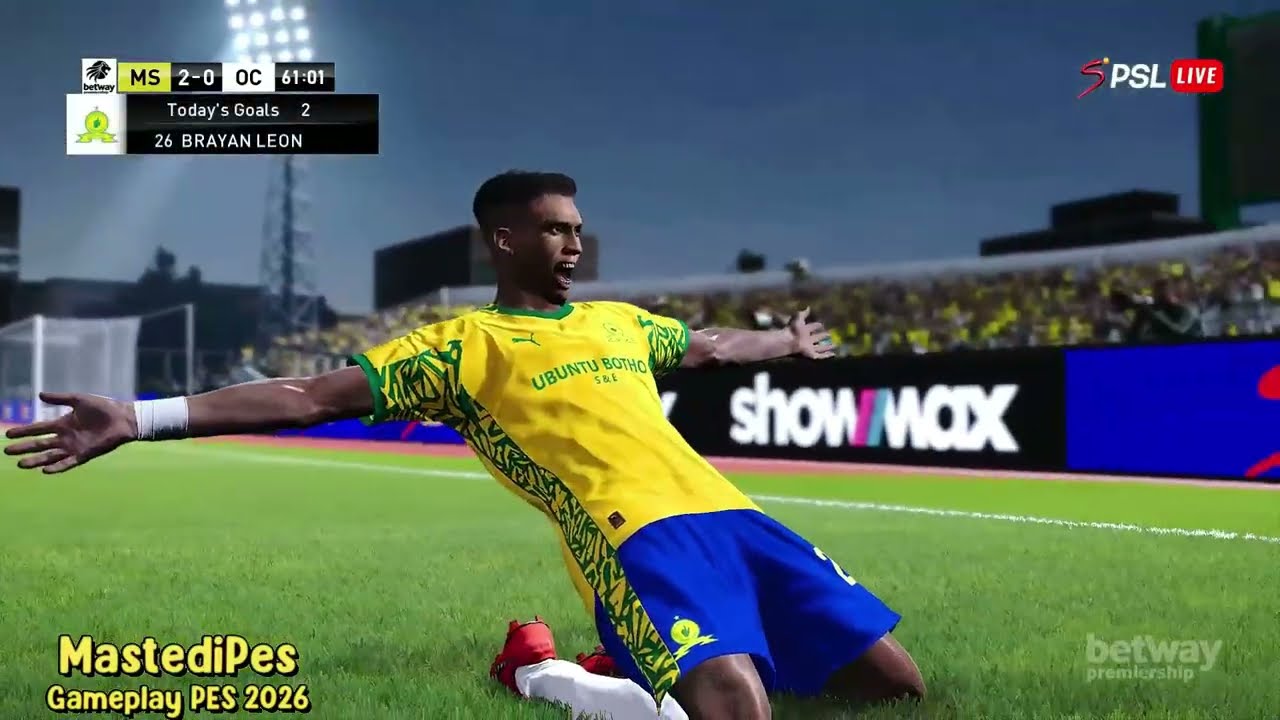 🔴MAMELODI SUNDOWNS vs ORBIT COLLEGE ⚽ PSL DSTV PREMIERSHIP 25/26 ⚽ FOOTBALL GAMEPLAY HD PES 2026