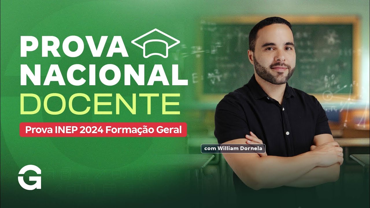 PND (Prova Nacional Docente) | Corrigindo a Prova da INEP de 2024 | Formação Geral