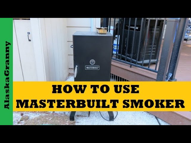 Masterbuilt MB20070210 Analog Electric Smoker with 3 Smoking Racks