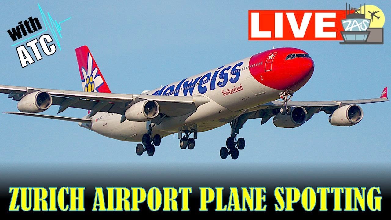 🔴LIVE Saturday Plane Spotting at Zurich Airport