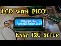 Raspberry Pi Pico 16x2 I2C LCD Tutorial | Display &amp; Scrolling Text with MicroPython