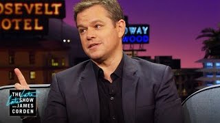 Matt Damon's Stunt Men Drink Well