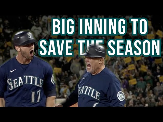 The Mariners save their season in the 8th inning, a breakdown