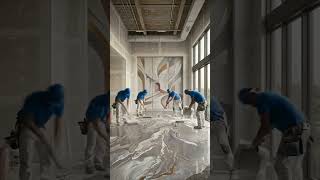 Luxury Room Transformation With Modern Epoxy Flooring Design 💎