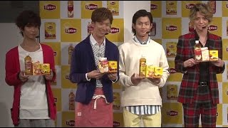 渡辺直美、イケメン4人に囲まれ興奮！「リプトン フルーツティー」新発売記念イベント(1)