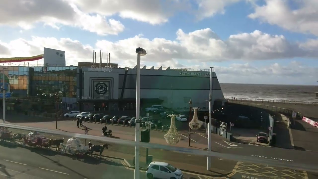 SMALL  LOOK  AT  BLACKPOOL  SOUTH  FROM  THE  TOP  OF  THE  VELVET  COASTER WETHERSPOONS UK DEC 2025