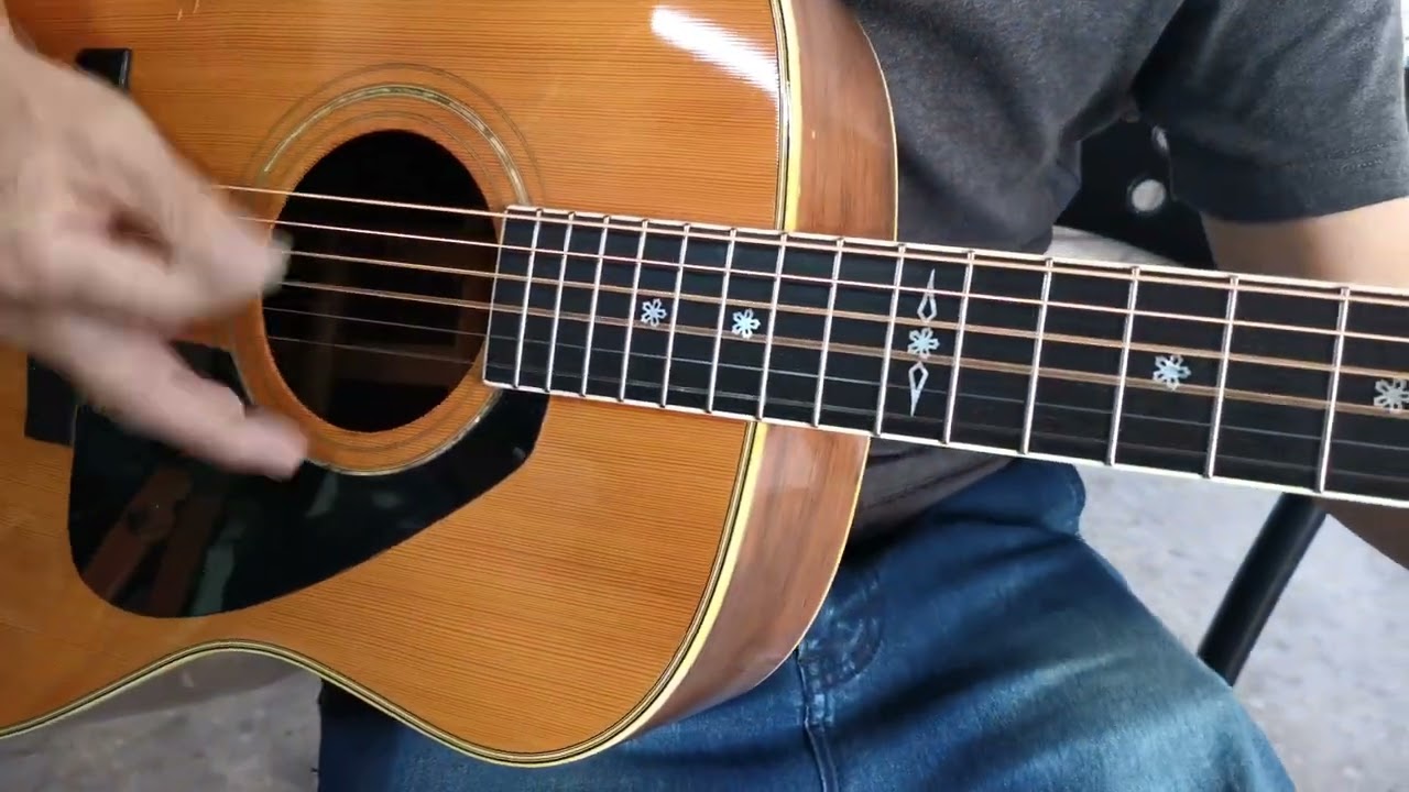 Yamaha LL-35 Brazilian Rosewood 1990 - YouTube