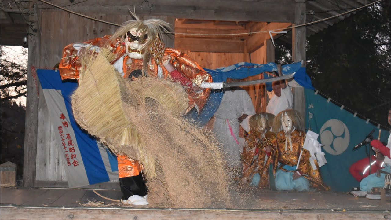 令和七年度　緒方三社川越し祭り　緒方三社神楽保存会「八雲払」「大神や」