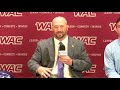 2021 WAC Football Preview - Stephen F. Austin Press Conference
