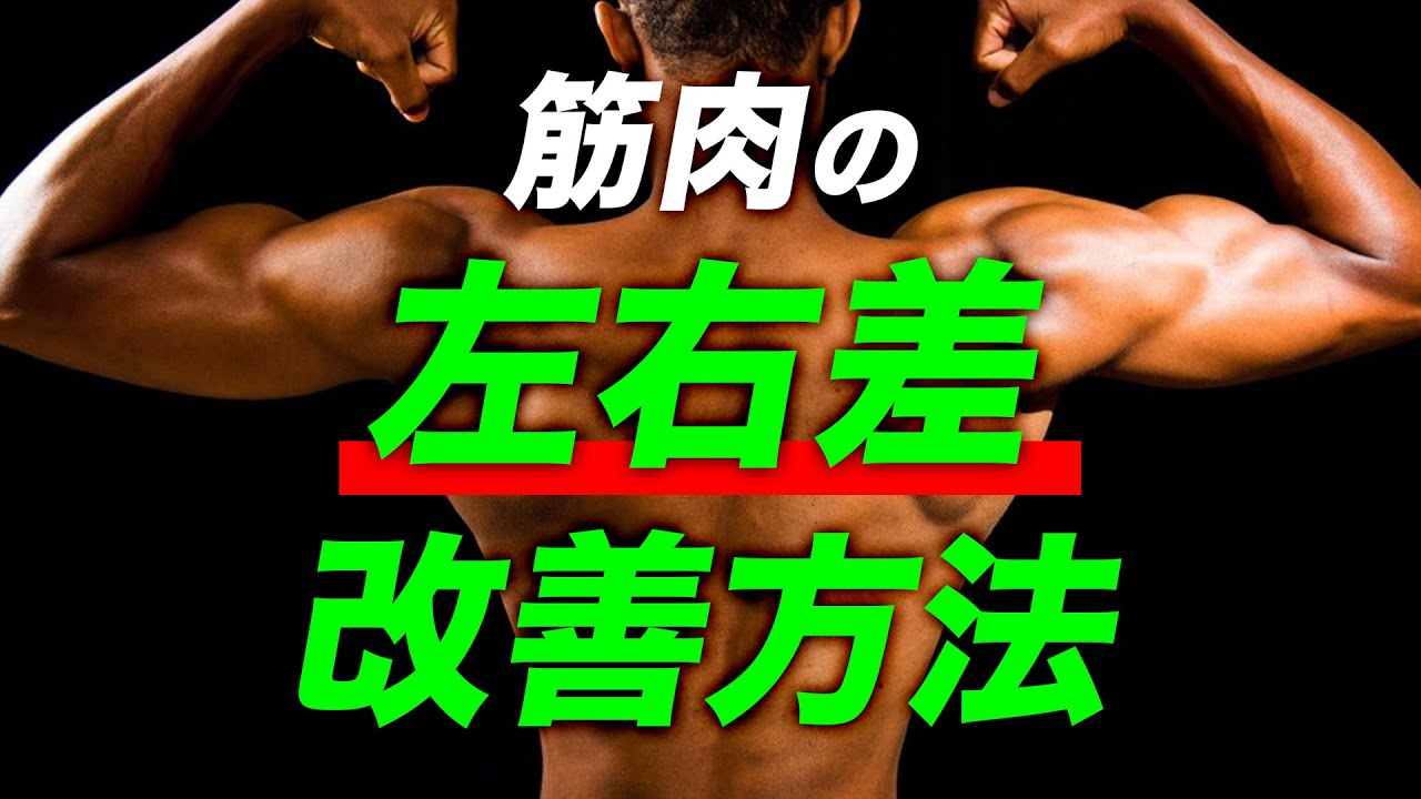 筋トレ 筋肉の左右差を改善する方法 ビーレジェンド プロテイン Youtube 筋トレ 筋肉の左右差を改善する方法 ビーレジェンド プロテイン Youtube