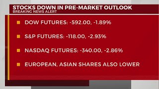 Stocks down in pre-market outlook