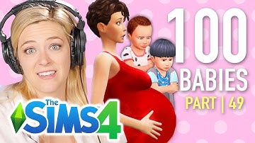 Single Girl Starves Six Toddlers In The Sims 4 | Part 49